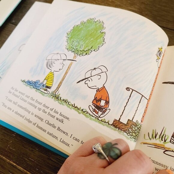 Vintage 1960s Charlie Brown's All-stars 1st Edition Picture Book Charles Schultz - Picture 13 of 14